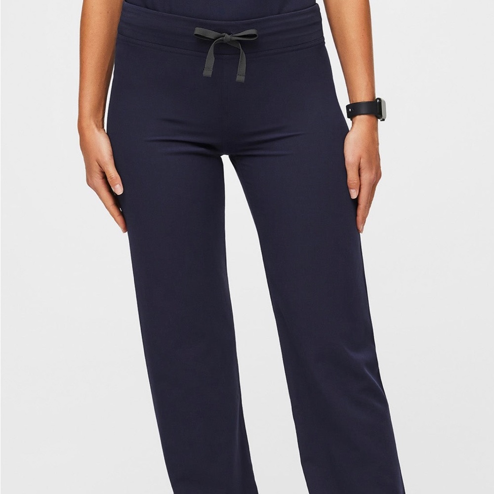 Figs Basic Livingston Navy Scrub Pants-Medium Tall